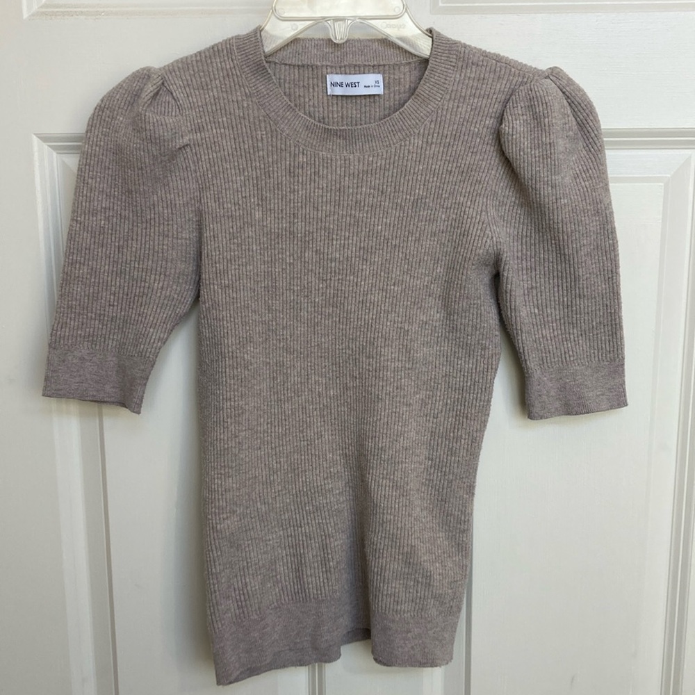 Nine West Short Sleeve Knit Top